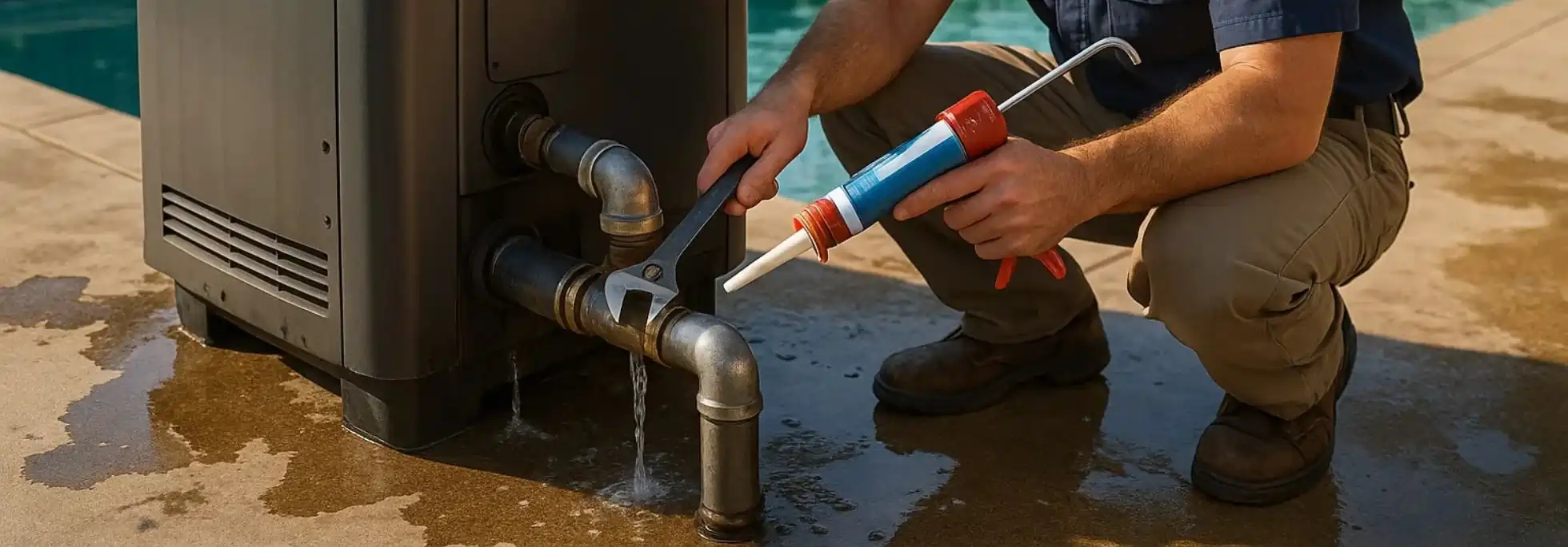  Pool Heater Leak Repair - HVAC Burford