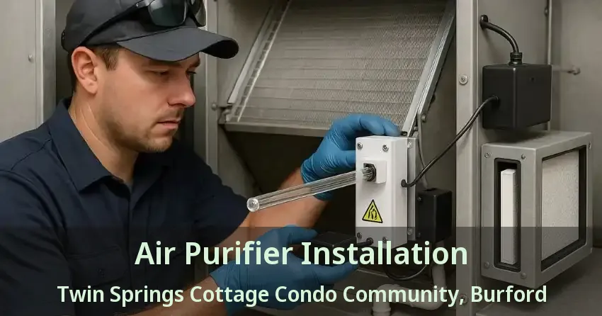 Air Purifier Installation Twin Springs Cottage Condo Community, Burford - ON