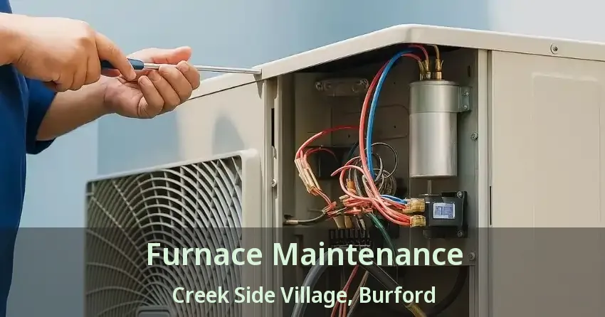 Furnace Maintenance Creek Side Village, Burford - ON