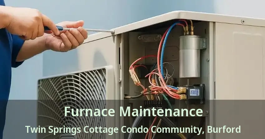 Furnace Maintenance Twin Springs Cottage Condo Community, Burford - ON