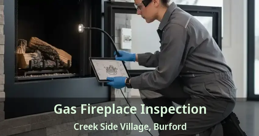 Gas Fireplace Inspection Creek Side Village, Burford - ON