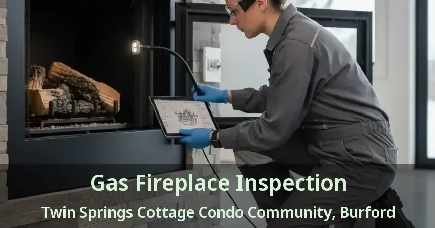 Gas Fireplace Inspection Twin Springs Cottage Condo Community, Burford - ON