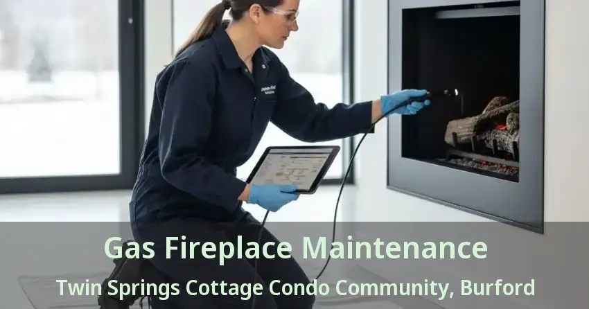 Gas Fireplace Maintenance Twin Springs Cottage Condo Community, Burford - ON