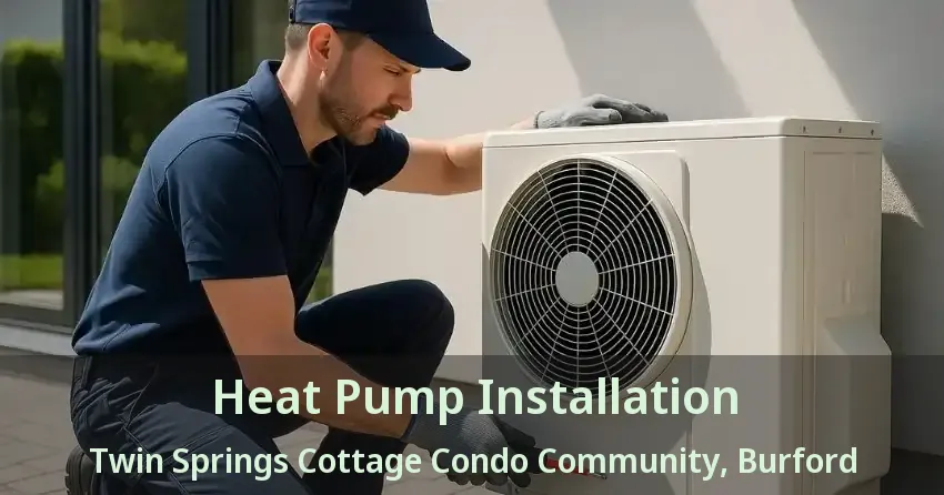 Heat Pump Installation Twin Springs Cottage Condo Community, Burford - ON