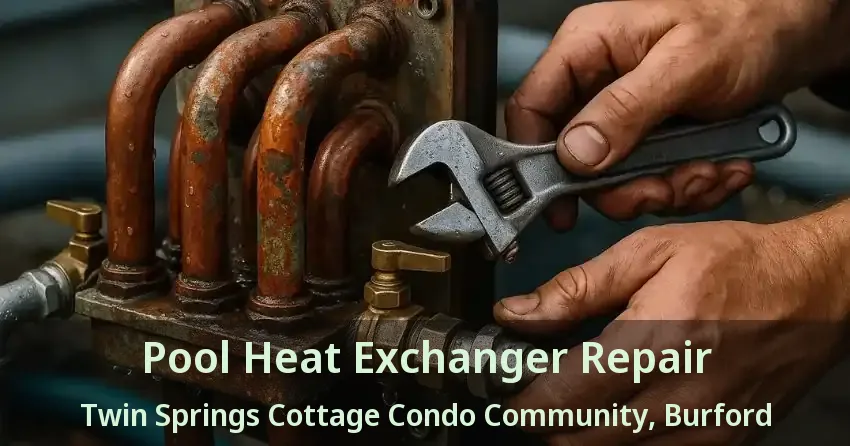 Pool Heat Exchanger Repair Twin Springs Cottage Condo Community, Burford - ON