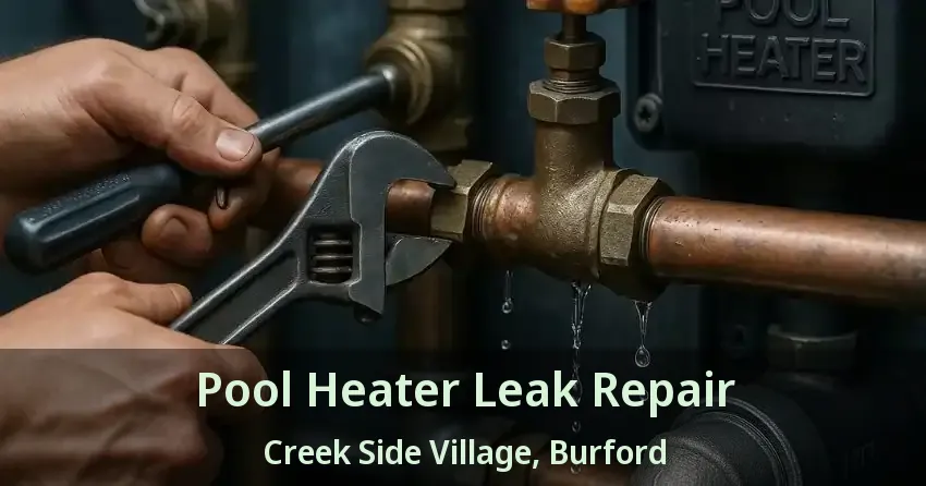 Pool Heater Leak Repair Creek Side Village, Burford - ON