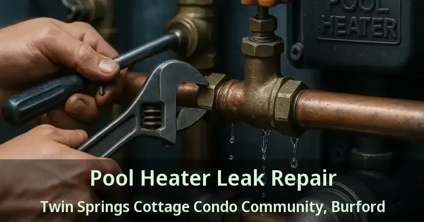 Pool Heater Leak Repair Twin Springs Cottage Condo Community, Burford - ON